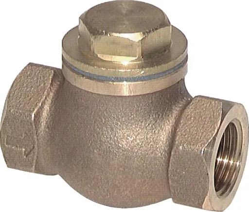 RUCK 40 S, Zpětný ventil (těžký), G 4", PN 16, červený bronz