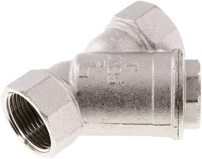 SF 10 MSV, Lapač nečistoty G 1", -0,99 až 20 bar, Poniklovaná mosaz