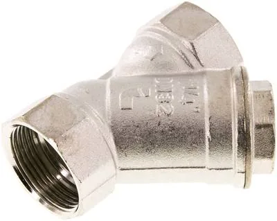 SF 114 MSV, Lapač nečistoty G 1-1/4", -0,99 až 20 bar, Poniklovaná mosaz
