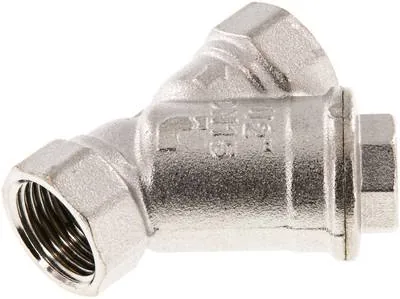 SF 12 MSV, Lapač nečistoty G 1/2", -0,99 až 20 bar, Poniklovaná mosaz