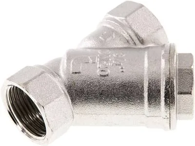 SF 34 MSV, Lapač nečistoty G 3/4", -0,99 až 20 bar, Poniklovaná mosaz