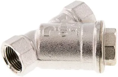 SF 38 MSV, Lapač nečistoty G 3/8", -0,99 až 20 bar, Poniklovaná mosaz