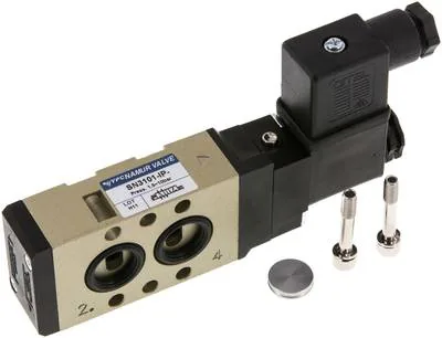 SN3101 IPSC-A4, NAMUR magnetický ventil, 5/2cestný Vrácení pružiny, G 1/4", 24 V AC