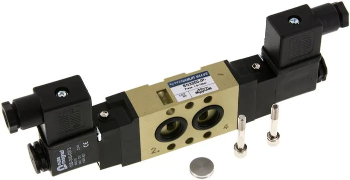 SN3200 IPSC-D4, NAMUR magnetický ventil, 5/2cestný Impulsní ventil (bistabilní), G 1/4", 24 V DC