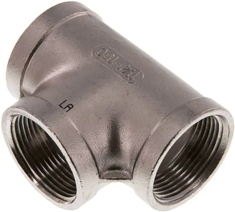 T 114 ES-NPT, T-kusy s vnitřním závitem (odlévané), do 25 bar