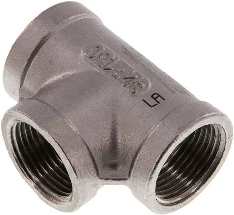 T 34 ES, T-kusy s vnitřním závitem (odlévané), do 25 bar