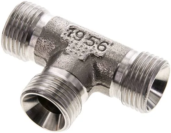 TA 12 HD ES, Kusy T se závitem G (60° univerzální těsnicí kužel, vnější, do 475 bar
