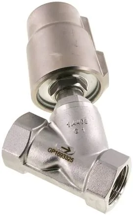 U 210 ES, Ventil se šikmým sedlem 1.4408, G 1", uzavřený, standardní