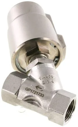UO 234 ES, Ventil se šikmým sedlem 1.4408, G 3/4", otevřený, standardní