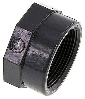 VK 112 PVC, Uzavírací kryty - PVC-U (pouze pro plastové závity), PN 16