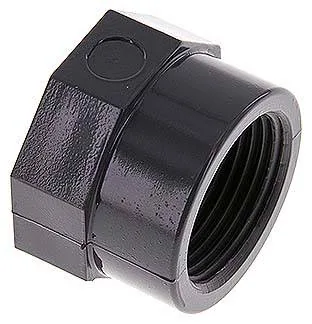 VK 34 PVC, Uzavírací kryty - PVC-U (pouze pro plastové závity), PN 16