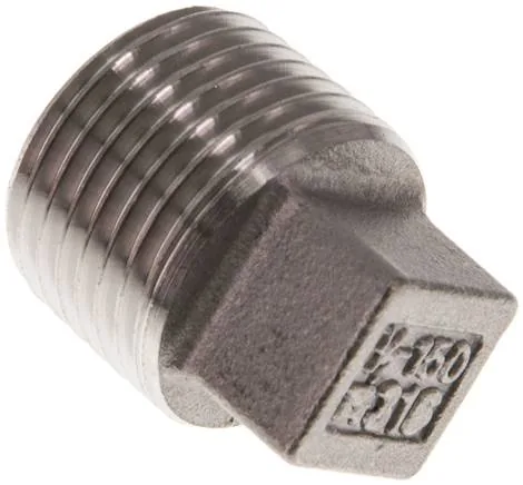 VS 12 VK ES, Uzavírací zátky s vnějším šestihranem, kónický závit 25 bar