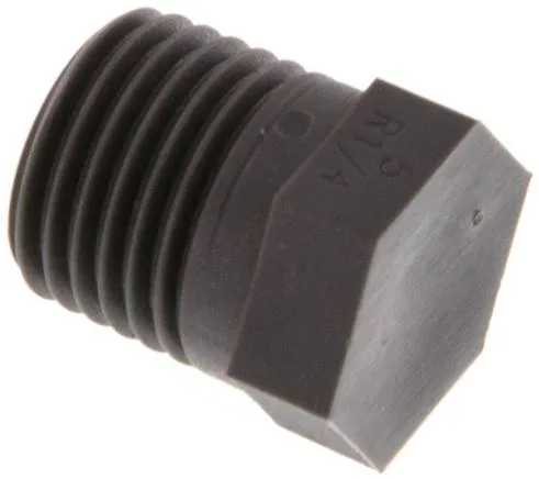 VS 14 K, Uzavírací zátky s vnějším šestihranem, kónický závit, do 16 bar
