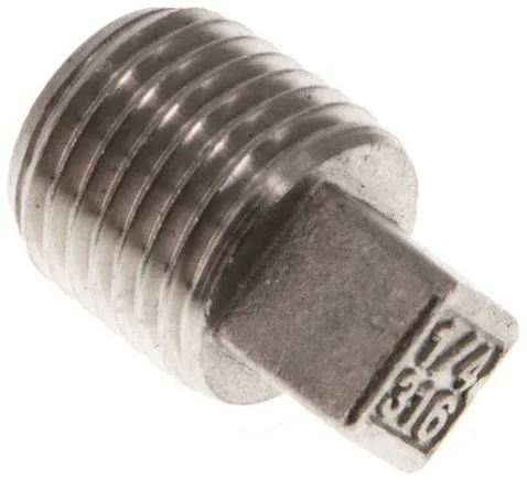 VS 14 VK ES, Uzavírací zátky s vnějším šestihranem, kónický závit 25 bar