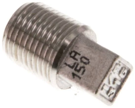 VS 18 VK ES, Uzavírací zátky s vnějším šestihranem, kónický závit 25 bar