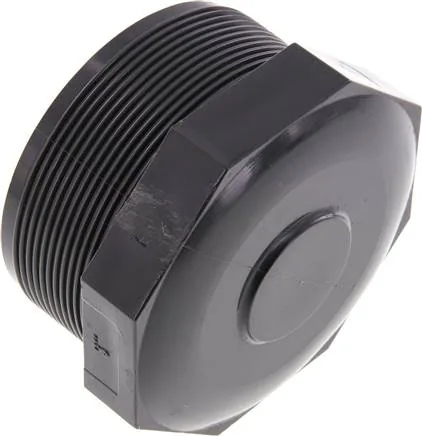 VS 30 PVC, Uzavírací zátka - PVC-U (pouze pro plastové závity), PN 16