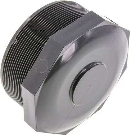 VS 40 PVC, Uzavírací zátka - PVC-U (pouze pro plastové závity), PN 16