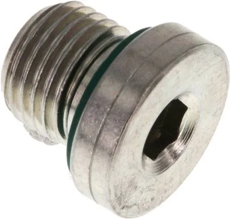 VSTI 1/4-V, Uzavírací zátky s elastomerovým těsněním, válcový závit, do 400 bar
