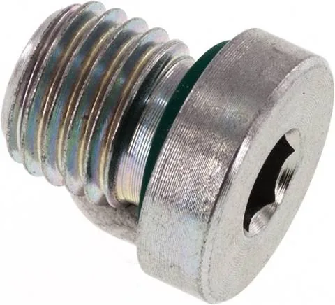 VSTI 12X1,5-V, Uzavírací zátky s elastomerovým těsněním, válcový závit, do 400 bar