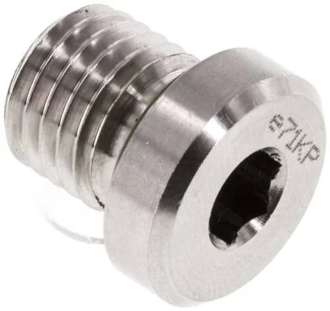 VSTI 12X1,5 ES, Uzavírací zátky s elastomerovým těsněním, válcový závit, do 400 bar