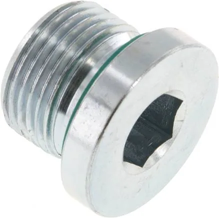 VSTI 20X1,5-V, Uzavírací zátky s elastomerovým těsněním, válcový závit, do 400 bar