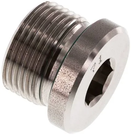 VSTI 22X1,5 ES, Uzavírací zátky s elastomerovým těsněním, válcový závit, do 400 bar