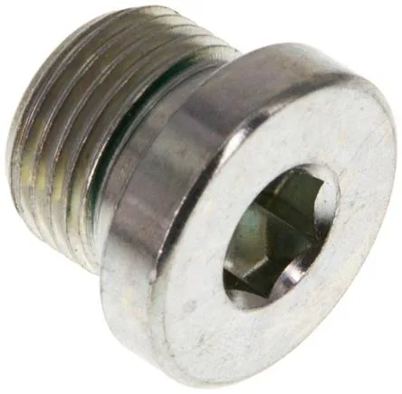 VSTI 3/8-V, Uzavírací zátky s elastomerovým těsněním, válcový závit, do 400 bar