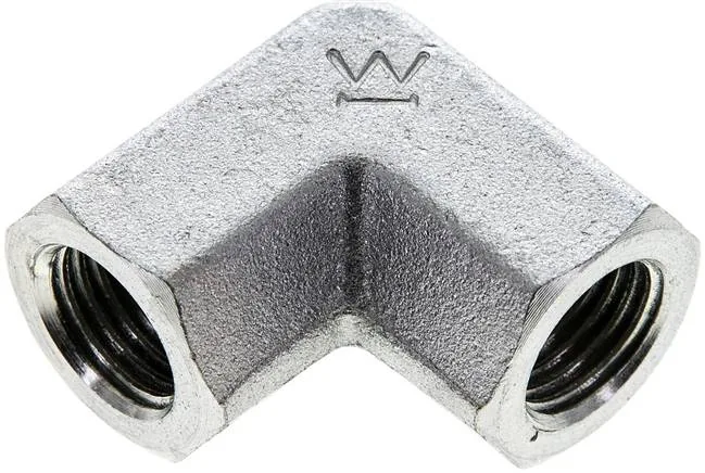 W 14 NPT, Úhel 90° se závitem NPT, do 345 bar