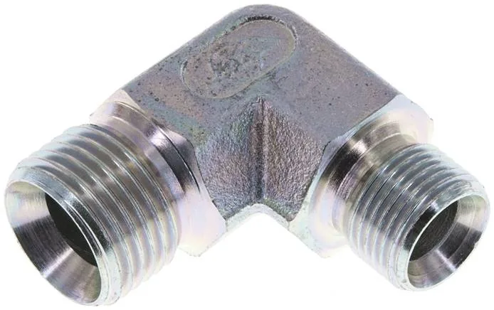 WA 1238 HD, Úhlové šroubení 90° se závitem G (60° univerzální těsnicí kužel, vnější), do 400 bar
