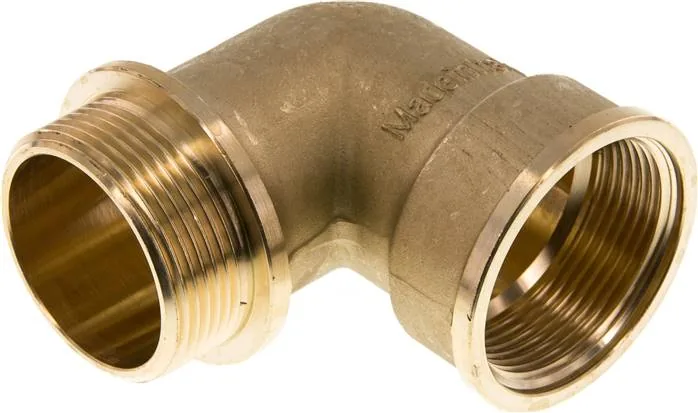 WE 112 MS, Úhly k zašroubování 90° s vnitřním a vnějším závitem (kované), do 150 bar