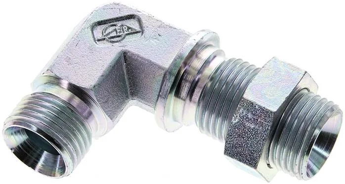 WSN 12 HD, Přepážkové úhlové vsuvky se závitem G (60° univerzální těsnicí kužel, vnější), do 350 bar