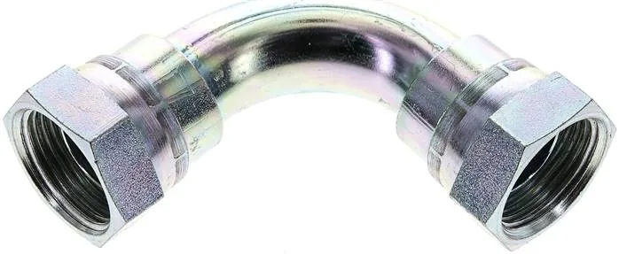WV 10, Úhlové šroubení 90° se závitem G (60° univerzální těsnicí kužel, vnitřní), do 575 bar