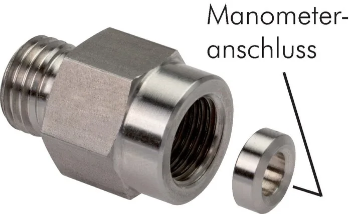 XMAV 8 SR ES, Šroubení pro manometry (připojovací šroubení pro trubku)