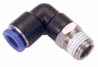 L-spojky otočné, s vnějším kuželovým závitem