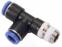 T-spojky s bočním vnějším závitem