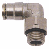 L-spojky s vnějším trubkovým závitem, otočné o 360°