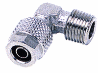 L-šroubení s vnějším kuželovým závitem, pevná