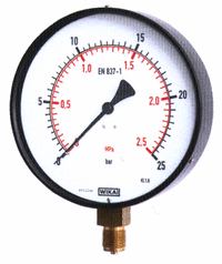 Standartní manometry 111.10.160, závit 1/2