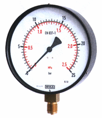 Standartni manometry 111.10.160, závit M20x1,5