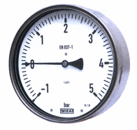 Robustní manometry 212.20.100, zadní, závit G1/2