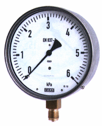 Robustní manometry 212.20.160, spodní, závit G1/2