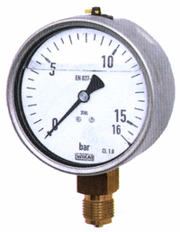 Glycerinové manometry 213.53.063, spodní, závit G1/4