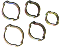 Hadicové spony ZOS - deformační provedení se dvěma oušky