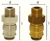 Rychlospojky s vnějším závitem (DN 5)