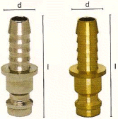 Vsuvky s trnem na hadici (DN 5)