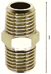 Šroubení s vnějšími kuželovými závity (poniklované provedení)