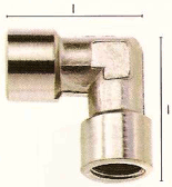 Kolena s vnitřními trubkovými závity (poniklované provedení)