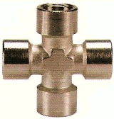 X-šroubení s vnějšími trubkovými závity (poniklované provedení)