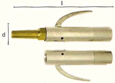Ofukovací kohouty z hliníku a mosazi - dlouhé provedení s dobrou ergonomií