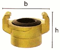 Bajonetové spojky GEKA PLUS s vnitřním závitem